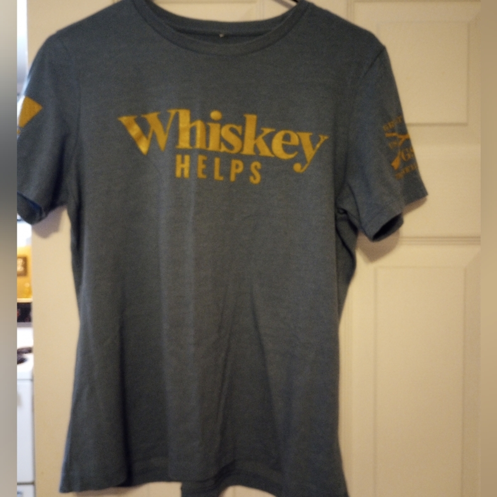 COPY - Grunt Style - Whiskey Helps Tshirt